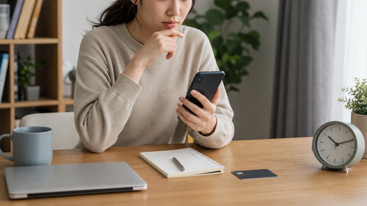 사기 메시지를 닫고 은행과 공식 신고 페이지에 연락하는 사람